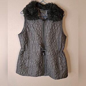 Casual Identity gray vest size small